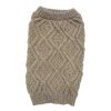 Outdoor Dog Fisherman Dog Sweater - Taupe - XX-Large - (29"-34" Neck to Tail)
